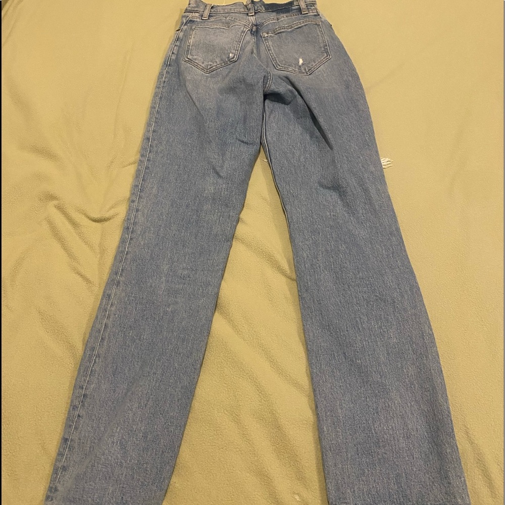 Abercrombie curve love 90s ultra high rise straight jeans